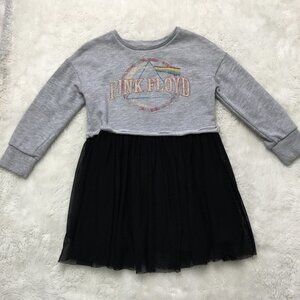 Pink Floyd Toddler Tutu Dress Gray Black Size 2T